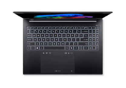 Acer Swift Go 16 AI SFG16-74-756J Copilot+ PC Intel Core Ultra 7 256V Bärbar dator 40,6 cm (16") WUXGA+ 16 GB LPDDR5x-SDRAM 1 TB SSD Wi-Fi 7 (802.11be) Windows 11 Home tyska Svart