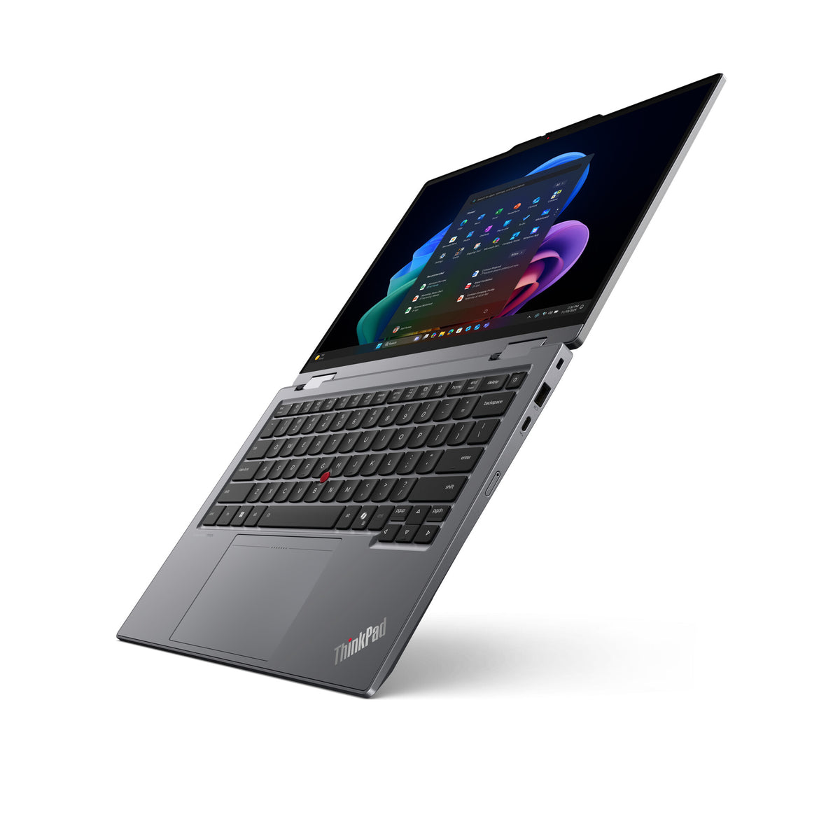 Lenovo ThinkPad X1 2-in-1 Gen 11 Aura Edition Copilot+ PC Intel Core Ultra X7 368H Hybrid (2-i-1) 35,6 cm (14") Pekskärm 2.8K 64 GB LPDDR5x-SDRAM 1 TB SSD Wi-Fi 7 (802.11be) Windows 11 Pro Nordic Grå