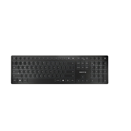 CHERRY KW 9100 SLIM tangentbord Universal Trådlös RF + Bluetooth QWERTY Engelsk Svart