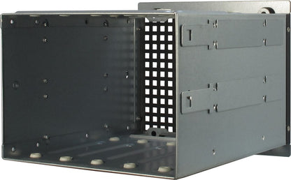 Inter-Tech 3U-30248 Ställning Svart, Rostfritt stål