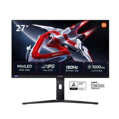 Xiaomi Monitor G27 Pro platta pc-skärmar 68,6 cm (27") 2560 x 1440 pixlar Wide Quad HD LED Svart