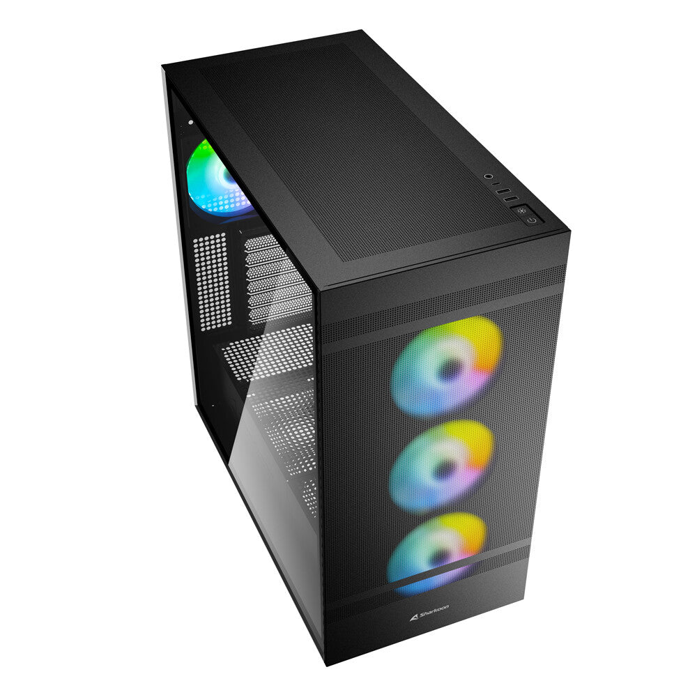 Sharkoon REBEL C50 RGB ATX Full Tower Svart