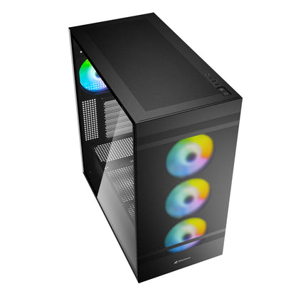 Sharkoon REBEL C50 RGB ATX Full Tower Svart