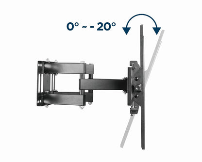 Gembird WM-70ST-01 tv-fäste 177,8 cm (70") Svart