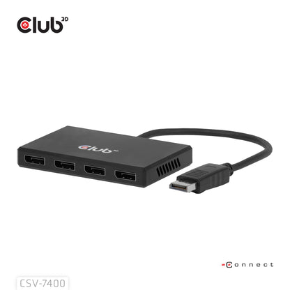 CLUB3D CSV-7400 bilddelare DisplayPort 4x DisplayPort