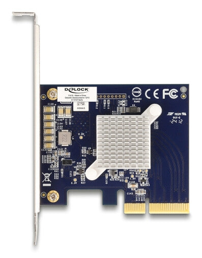 DeLOCK 31415 nätverkskort/adapters Intern