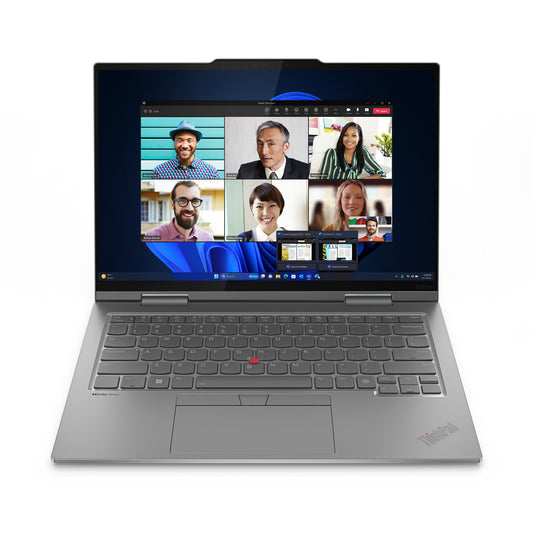 Lenovo ThinkPad X1 2-in-1 Gen 9 Intel Core Ultra 7 155U Hybrid (2-i-1) 35,6 cm (14") Pekskärm WUXGA 32 GB LPDDR5x-SDRAM 512 GB SSD Wi-Fi 6E (802.11ax) Windows 11 Pro Nordic Grå Intel Core Ultra 7 155U (12MB Cache), 32GB LPDDR5x-SDRAM, 512GB SSD, 35.6 cm (
