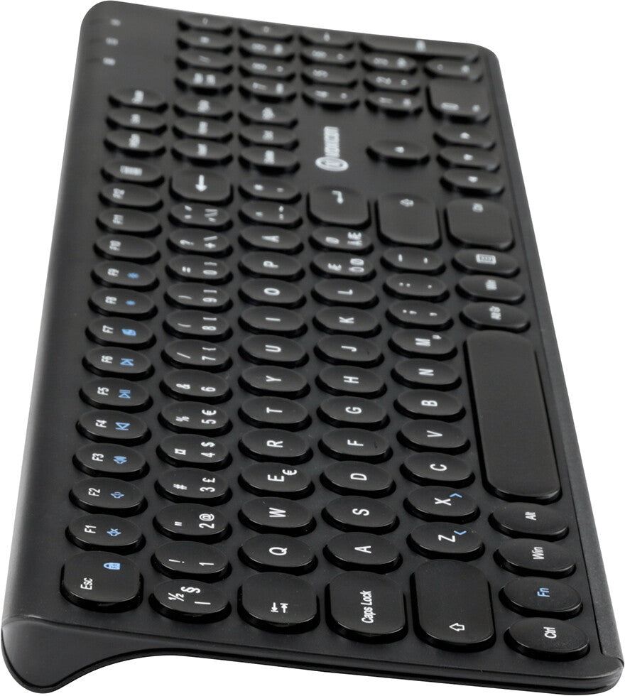 Voxicon Slim Classic 282WL tangentbord RF Trådlös QWERTY Nordic Svart