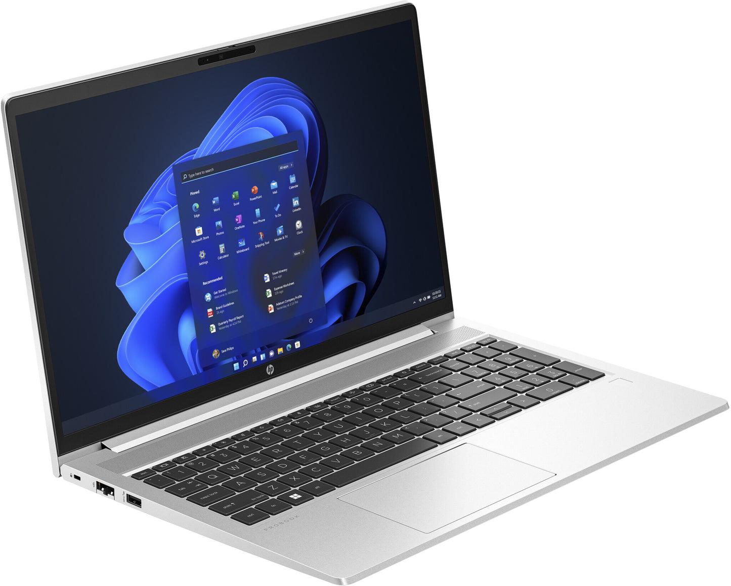 HP ProBook 455 G10 AMD Ryzen™ 5 7530U Bärbar dator 39,6 cm (15.6") Full HD 32 GB DDR4-SDRAM 512 GB SSD Wi-Fi 6 (802.11ax) Windows 11 Pro Silver