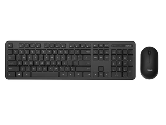 ASUS CW100 tangentbord Mus inkluderad Universal RF Trådlös QWERTY Engelska (USA) Svart