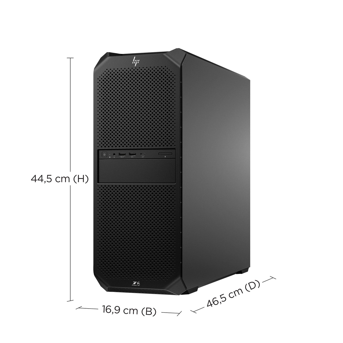 HP Z6 G5 A AMD Ryzen Threadripper PRO 7955WX 64 GB DDR5-SDRAM 1 TB SSD Windows 11 Pro Tower Arbetsstation AI Workstation Svart