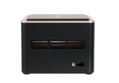 ECS LIVA Q3 Plus AMD Ryzen R1505G 4 GB DDR4-SDRAM 64 GB eMMC Mini-PC Svart