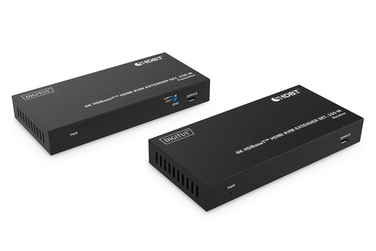 Digitus DS-55522 AV-förlängare Sändare och mottagare Svart
