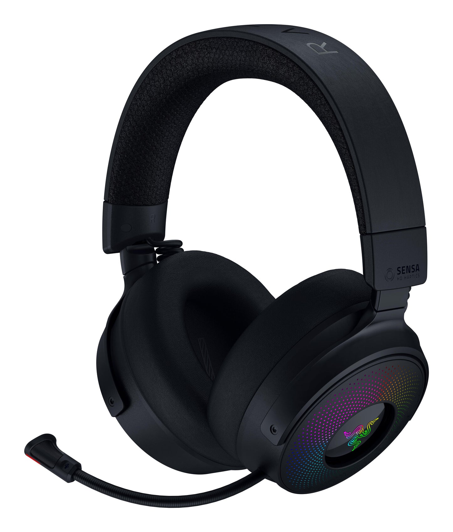 Razer Kraken V4 Pro Headset Kabel & Trådlös Huvudband Spela USB Type-A Bluetooth Svart