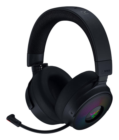 Razer Kraken V4 Pro Headset Kabel & Trådlös Huvudband Spela USB Type-A Bluetooth Svart