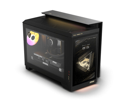 MSI MEG Vision X AI 2NVV7-009AT Intel Core Ultra 7 265K 32 GB DDR5-SDRAM 2 TB SSD NVIDIA GeForce RTX 5080 Windows 11 Home Skrivbord PC Svart