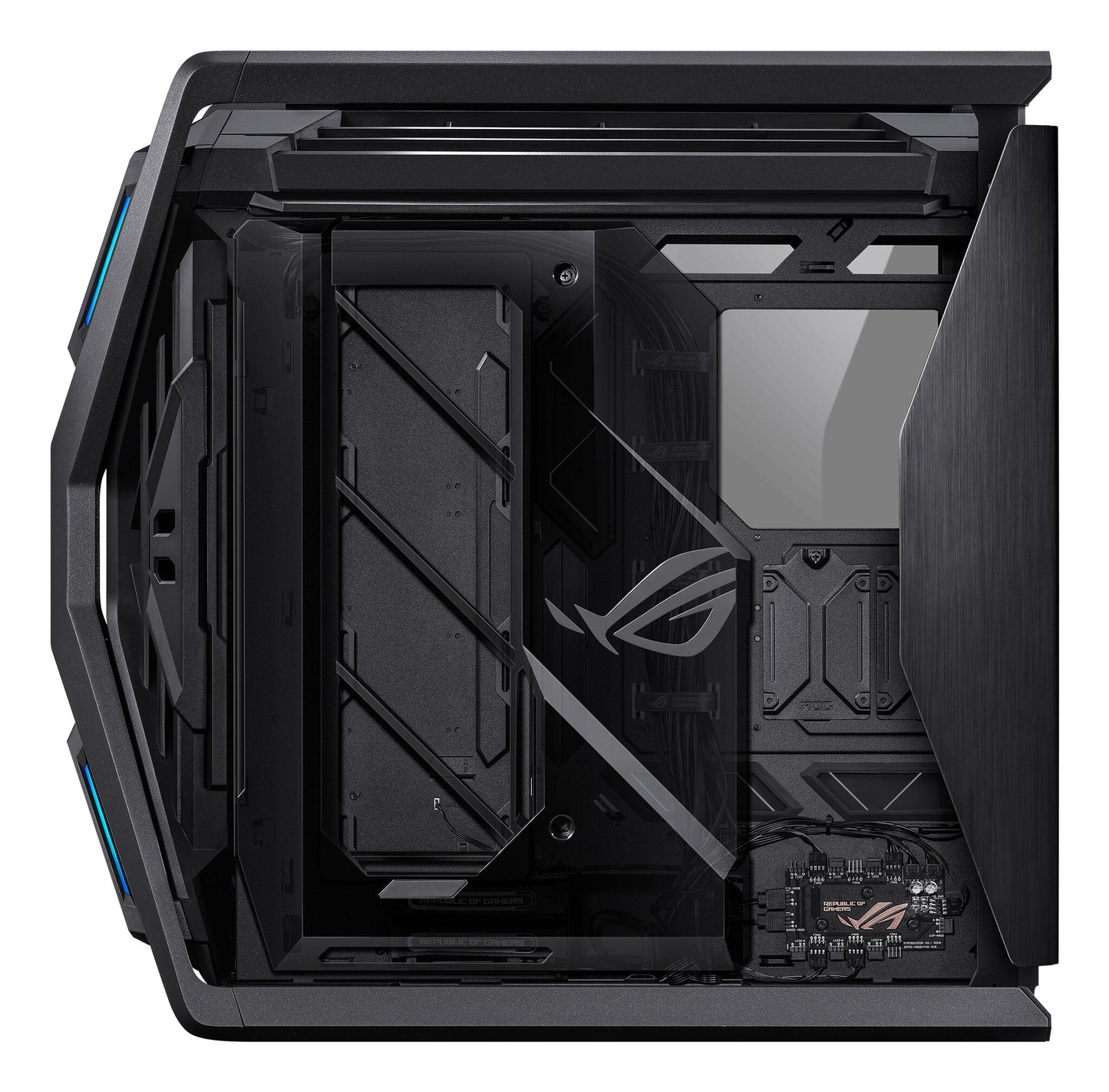 ASUS ROG Hyperion GR701 BTF Edition Tower Svart, Transparent