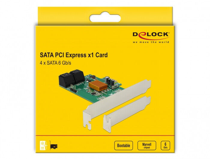 DeLOCK 90382 nätverkskort/adapters Intern SATA