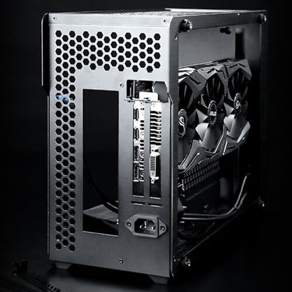 RAIJINTEK Ophion EVO Small Form Factor (SFF) Svart, Transparent