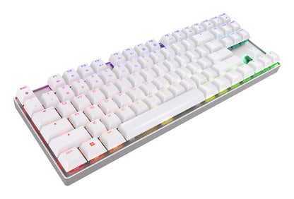 CHERRY MX 8.2 TKL Wireless RGB tangentbord Spela USB + RF Wireless + Bluetooth QWERTZ tyska Vit