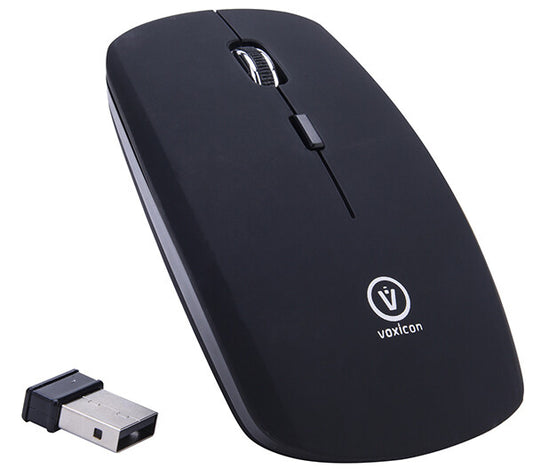 Voxicon DM-S10WLB datormöss Kontor Ambidextrous RF Trådlös Optisk 1600 DPI