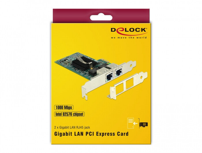 DeLOCK 89944 nätverkskort Intern Ethernet 1000 Mbit/s