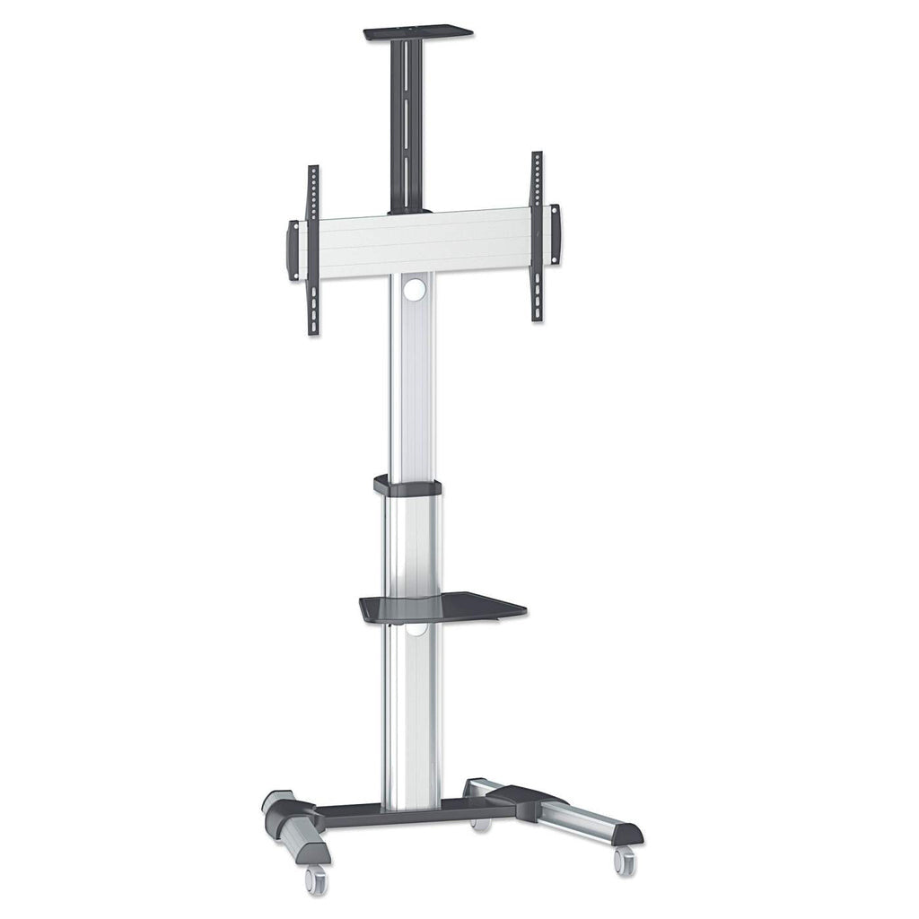 Manhattan 461245 fäste och ställ till bildskärm 177,8 cm (70") Golv Svart, Silver