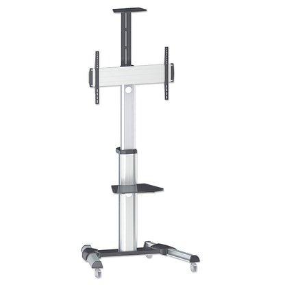 Manhattan 461245 fäste och ställ till bildskärm 177,8 cm (70") Golv Svart, Silver