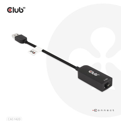 CLUB3D CAC-1420 nätverkskort Ethernet 2500 Mbit/s