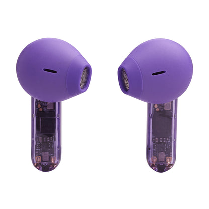 JBL Tune Flex Ghost Edition Headset True Wireless Stereo (TWS) I öra Samtal/musik Bluetooth Lila, Translucent