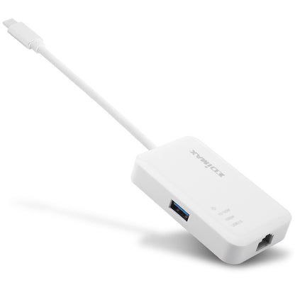 Edimax EU-4308 dockningsstationer för bärbara datorer USB 3.2 Gen 1 (3.1 Gen 1) Type-C Vit