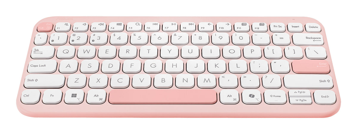 ASUS Marshmallow Keyboard KW100 tangentbord Hem Bluetooth QWERTZ tyska Rosa