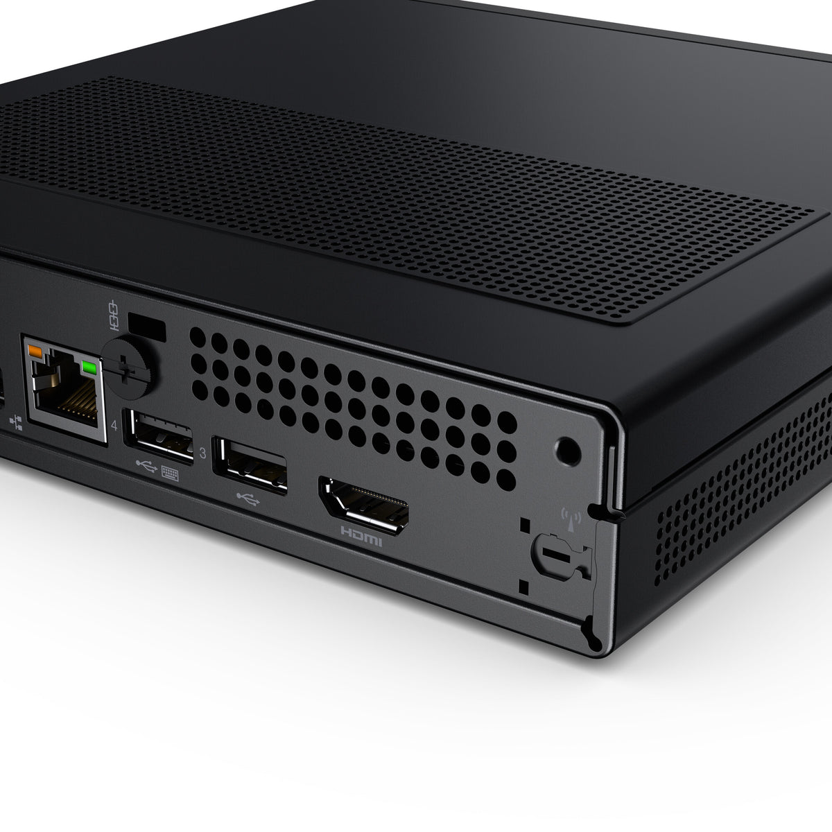 Lenovo V100q Intel Core i3 N-series i3-N305 16 GB DDR5-SDRAM 256 GB SSD Windows 11 Pro Mini PC Mini-PC Svart