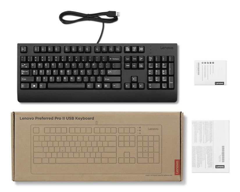 Lenovo 4Y41R64620 tangentbord Hem / Kontor USB Kazakiska Svart