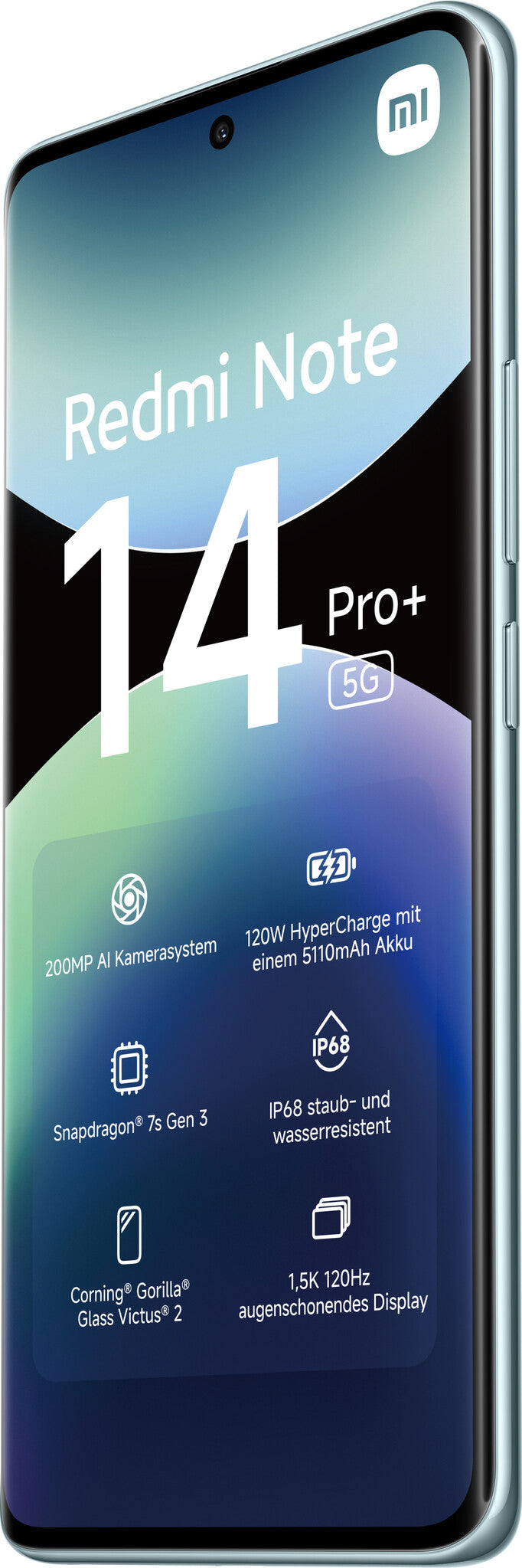 Xiaomi Redmi Note 14 Pro+ 5G 16,9 cm (6.67") Dubbla SIM-kort USB Type-C 8 GB 256 GB 5110 mAh Blå