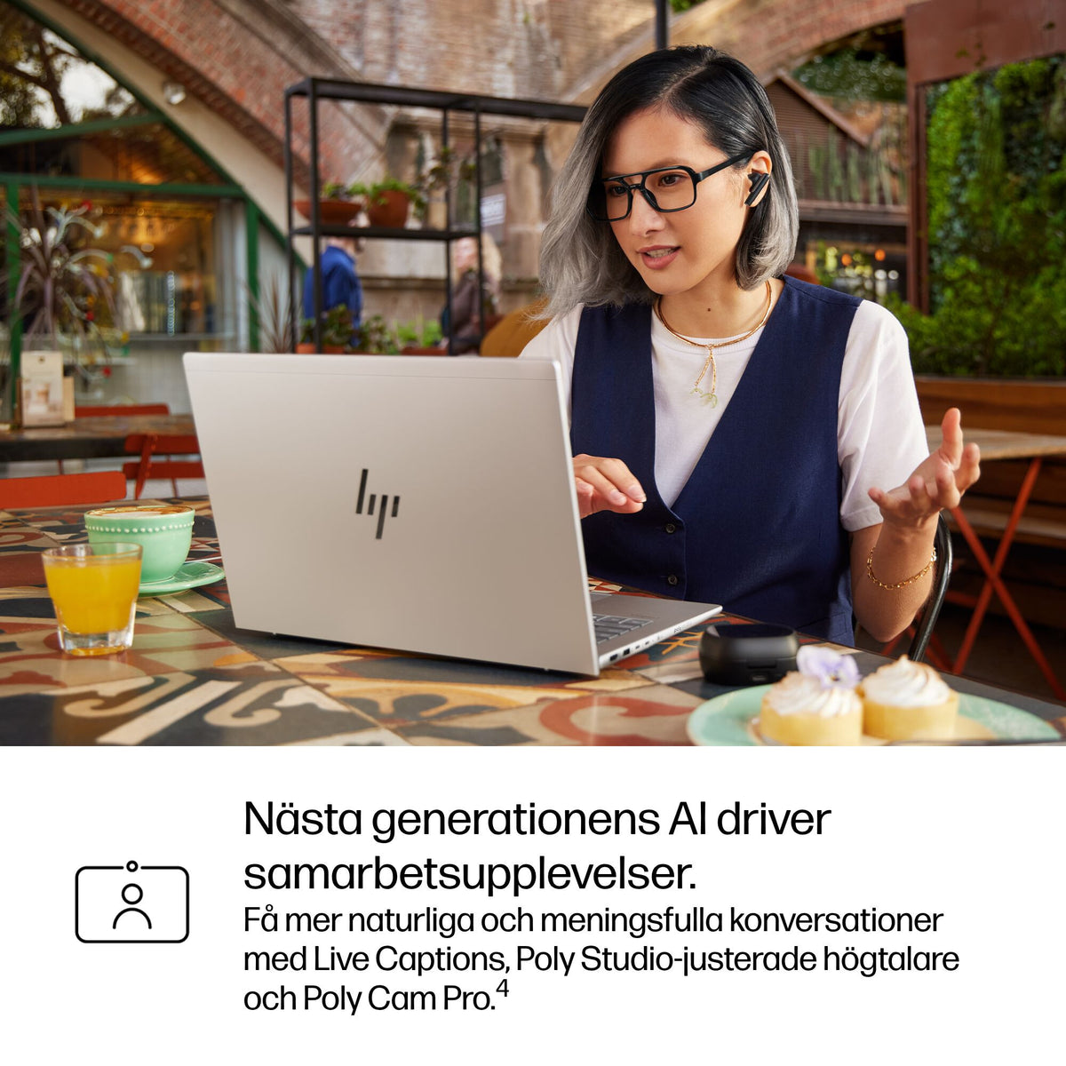 HP EliteBook 6 G1q Next Gen AI PC Copilot+ PC Snapdragon X1P-42-100 Bärbar dator 35,6 cm (14") WUXGA 32 GB LPDDR5x-SDRAM 1 TB SSD Wi-Fi 7 (802.11be) Windows 11 Pro Silver