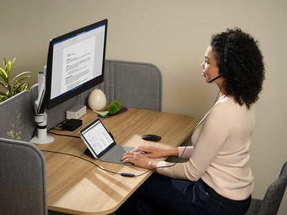Microsoft Modern USB-C Headset Kabel Huvudband Kontor/callcenter USB Type-C Svart