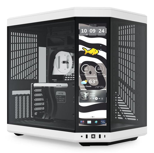 HYTE Y70 Touch Midi Tower Svart, Vit