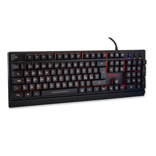 Voxicon Gaming GR8-10 tangentbord Spela USB QWERTY Nordic Svart
