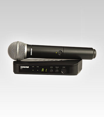 Shure BLX24E/PG58 Svart Scenmikrofon