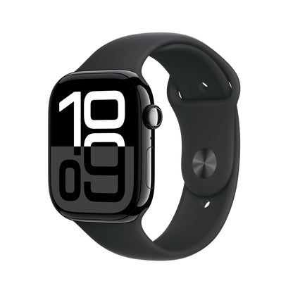 Apple Watch Series 10 OLED 46 mm Digital 416 x 496 pixlar Pekskärm Svart Wi-Fi GPS