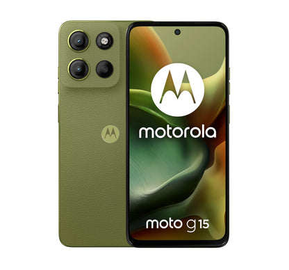 Motorola moto g15 17,1 cm (6.72") Dubbla SIM-kort Android 15 4G USB Type-C 4 GB 128 GB 5200 mAh Grön