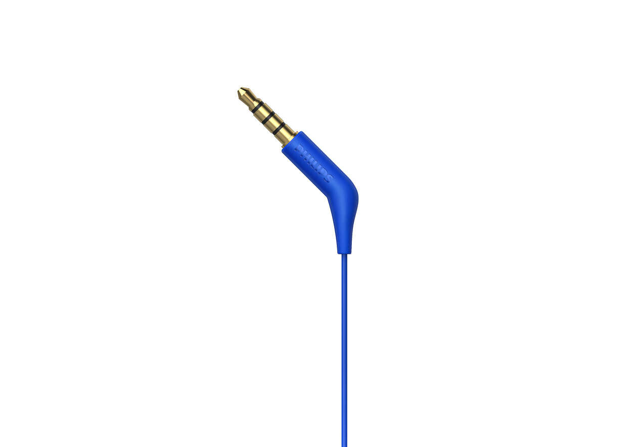 Philips TAE1105BL/00 hörlur och headset Kabel I öra Samtal/musik Blå