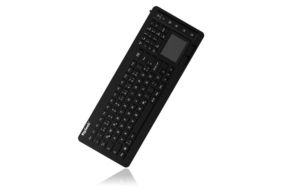 KeySonic KSK-6231 INEL (DE) tangentbord Industriell USB QWERTZ tyska Svart