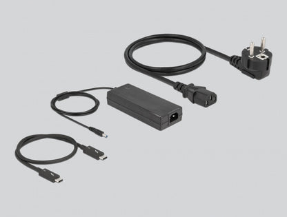 DeLOCK 87777 dockningsstationer för bärbara datorer Kabel Thunderbolt 3 Grå