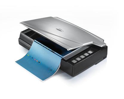 Plustek OpticBook A300 Plus Flatbäddsskanner 600 x 600 DPI A3 Svart, Silver