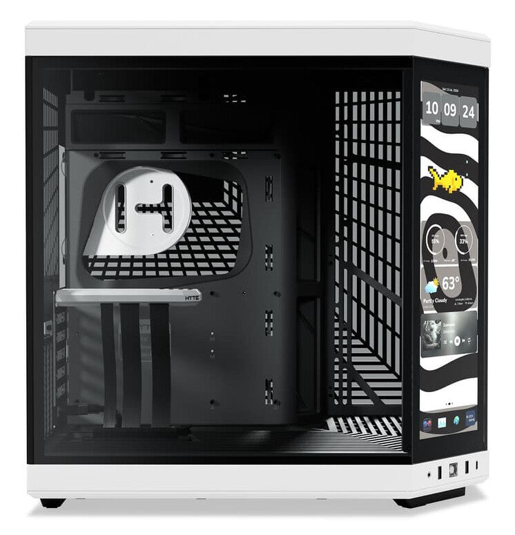 HYTE Y70 Touch Midi Tower Svart, Vit