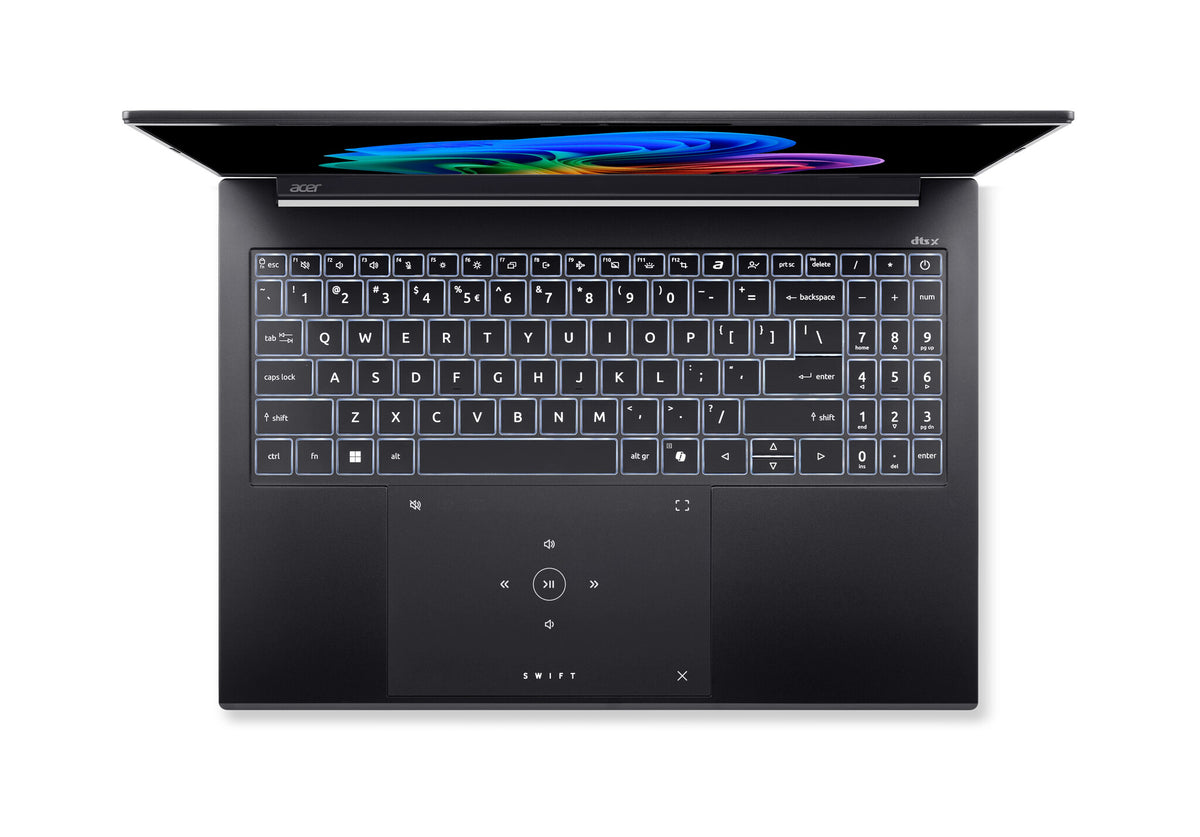 Acer Swift Go 16 AI SFG16-74-71TF Intel Core Ultra 7 258V Bärbar dator 40,6 cm (16") WUXGA+ 32 GB LPDDR5x-SDRAM 1 TB SSD Wi-Fi 7 (802.11be) Windows 11 Home Svart
