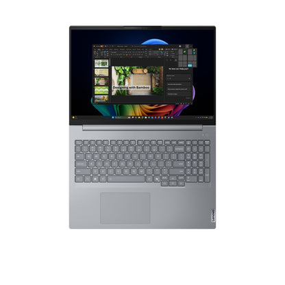 Lenovo ThinkBook 16 G9 IPL Copilot+ PC Intel Core Ultra 5 325 Bärbar dator 40,6 cm (16") WUXGA 16 GB DDR5-SDRAM 512 GB SSD Wi-Fi 7 (802.11be) Windows 11 Pro tyska Grå