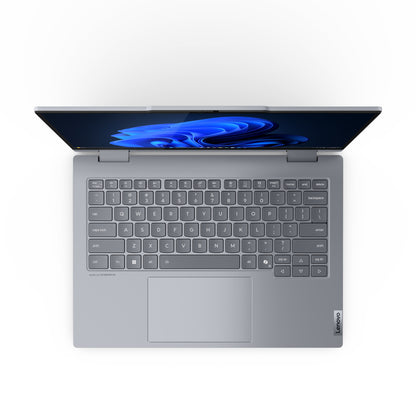 Lenovo ThinkBook 14 2-in-1 G5 IAU Intel Core Ultra 5 225U Hybrid (2-i-1) 35,6 cm (14") Pekskärm WUXGA 16 GB DDR5-SDRAM 512 GB SSD Wi-Fi 6E (802.11ax) Windows 11 Pro Nordic Grå